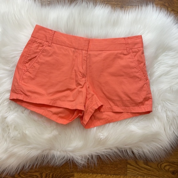 J. Crew Orange Chino Shorts - Picture 2 of 5